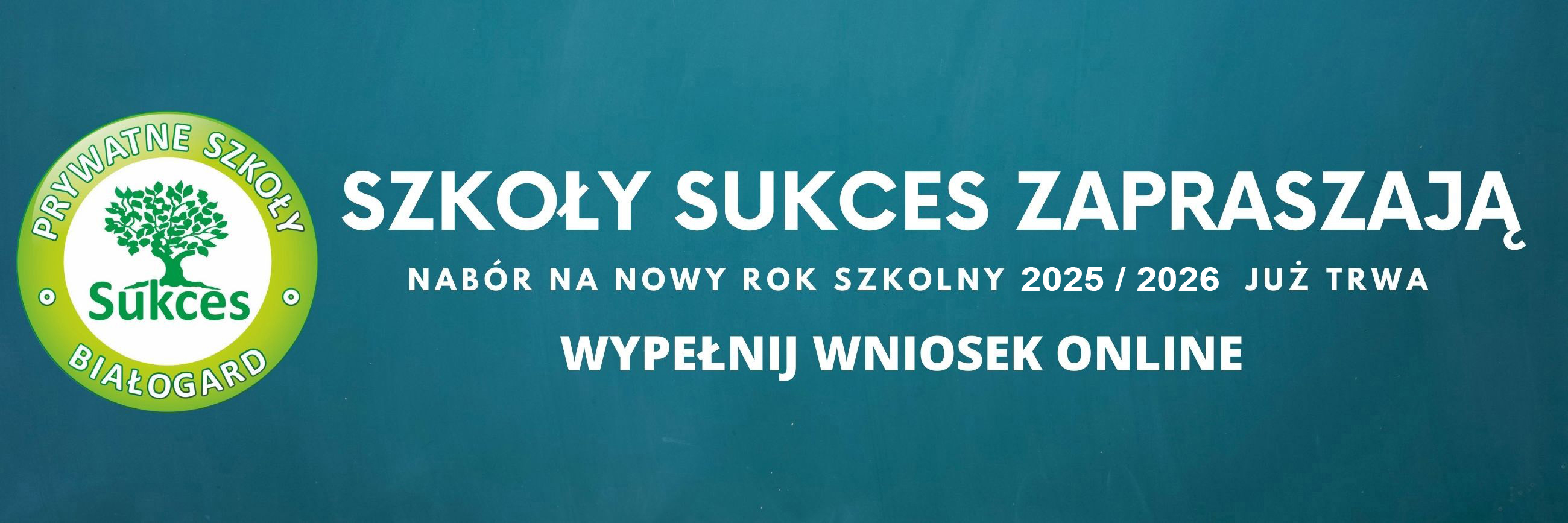 Baner Szkoły Sukces